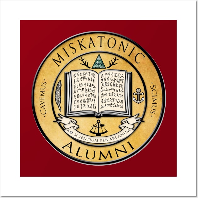 Miskatonic Alumni Association Wall Art by IanCorrigan